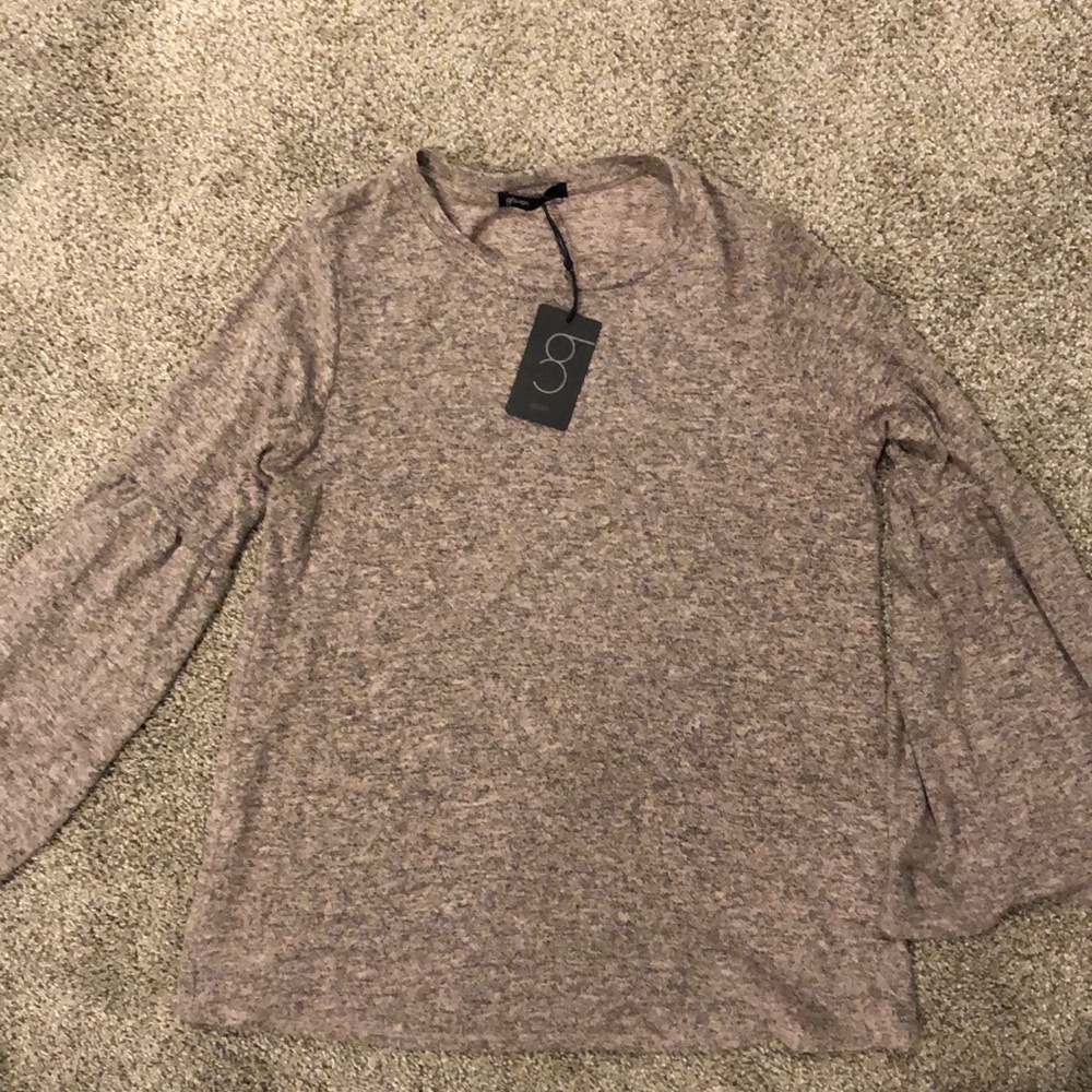 NWT pink heathered Gibson top, size Small